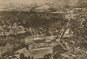 Green Woodlands By The Waters of Westminster: Del av Manor of Hyde Below The Biplanes Wing, av Unbekannt