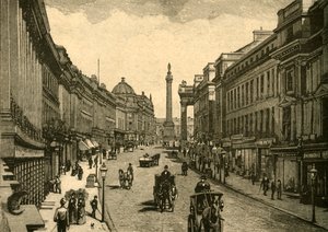 Grey Street, Newcastle-on-Tyne, c1890. av Unbekannt