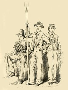 Grupp den fjärde juni 1911. av Unbekannt