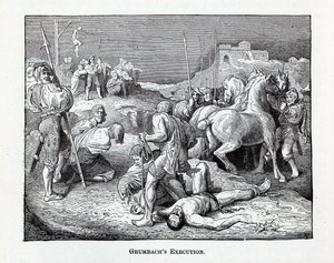 Grumbachs avrättning, 1882 av Unbekannt