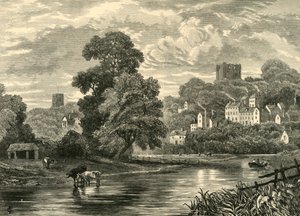 Guildford. Från floden, 1898. av Unbekannt