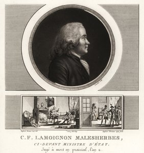Guillaume-Chretien de Lamoignon de Malesherbes, fransk statsman, statsminister av Unbekannt