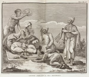 Guru och hans lärjungar, Indien av Unbekannt