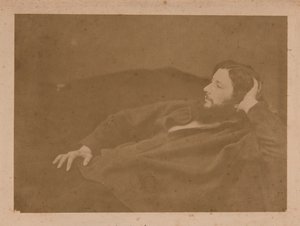Gustave Courbet, ca 1865. av Unbekannt