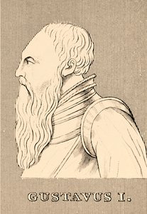 Gustav I, 1496-1560, 1830. av Unbekannt