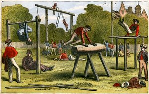 Gymnastik, 1800-talet av Unbekannt