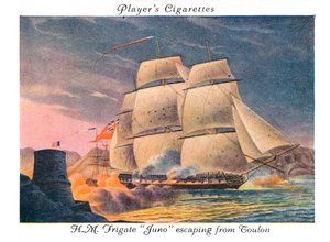 H.M.FrigateJuno flyr från Toulon, 1936. av Unbekannt