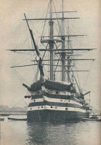 HMS Victory innan hon fördes till torrdocka 1922, 1936 av Unbekannt