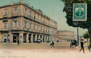 Havanna. England hotell. -England Hotel, Kuba, c1910-talet av Unbekannt
