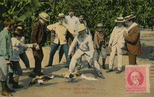 Havanna: Rina de Gallos. Tuppkamp, ​​1918 av Unbekannt