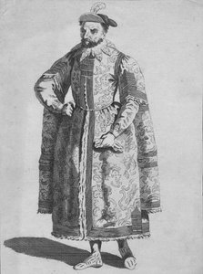 Vana hos en köpman i London 1640, 1776 av Unbekannt