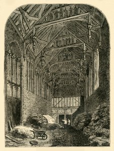 Hall of Eltham Palace 1835, c1878. av Unbekannt
