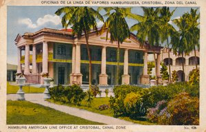 Hamburg American Line Office i Cristobal, Canal Zone, c1920-talet av Unbekannt