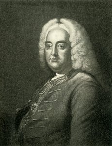 Händel, mitten av 1700-talet, 1907. av Unbekannt