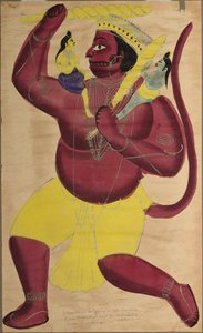 Hanuman, c. 1880. av Unbekannt