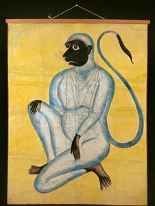 Hanuman, apguden, c1870 av Unbekannt