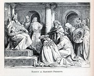 Haroun al Raschids presenterar, 1882 av Unbekannt