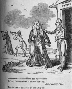 Har du ett prejudikat för denna kommission tror jag inte på något, c1820. av Unbekannt