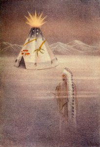 "Han beskrev en stor tipi", 1914. av Unbekannt