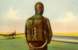 Heinecke fallskärm, c1918, 1932. av Unbekannt