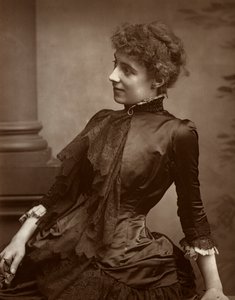 Helen Maud Holt Mrs Beerbohm Tree, brittisk skådespelerska, 1884 av Unbekannt
