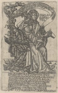 Hellespontinsk sibylla, tidigt 1400-tal. av Unbekannt
