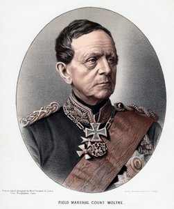 Helmuth Karl Bernhard, greve von Moltke, preussisk general och statsman, c1880 av Unbekannt