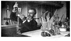 Henri Moissan, fransk kemist, c1900 av Unbekannt