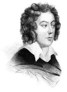 Henry Purcell, engelsk barockkompositör från 1600-talet, c1850 av Unbekannt