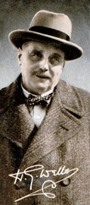 Herbert George HG Wells 1866-1946, engelsk författare, 1935 av Unbekannt