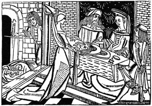 Herodias med Johannes Döparens huvud, 1488 1964 av Unbekannt