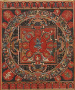 Hevajra Mandala, 1400-talet. av Unbekannt