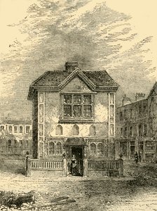 Hickss Hall omkring 1750, c1872. av Unbekannt