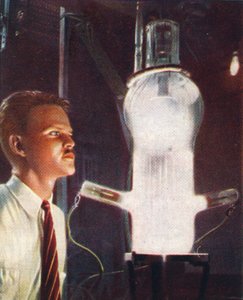 Högeffekts nät-glödrör, 1938 av Unbekannt