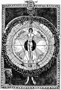 Hildegard av Bingen 1098-1179, tysk abbedissa och mystiker av Unbekannt
