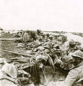 Hill 193, Champagne, norra Frankrike, c1914-c1918 av Unbekannt