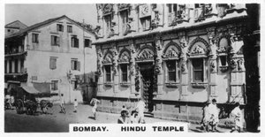 Hindu Temple, Bombay, Indien, c1925 av Unbekannt