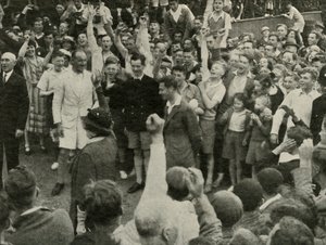 Hans Majestät vid His Boys Camp i Southwold, 1937. av Unbekannt