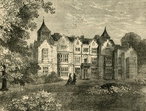 Holland House, från norr, c1876. av Unbekannt