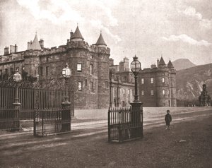 Holyroodhouse, Edinburgh, Skottland, 1894. av Unbekannt