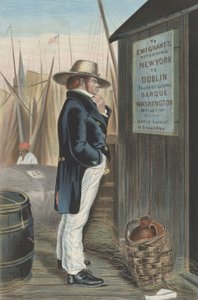 Homeward Bound New York, ca. 1860. av Unbekannt