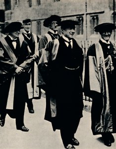 Ehrendoktorwürde in Oxford, 1925, 1945 von Unbekannt