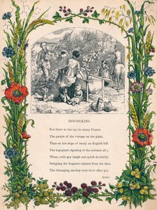 Humleplockning, c1900 av Unbekannt