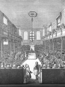 Underhuset på George II:s tid, 1845 av Unbekannt