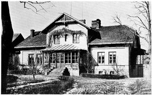 Hus där Marie Curie var guvernant, c1887 av Unbekannt