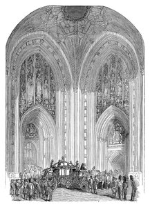 Houses of Parliament, Grand Entrance, Westminster, London, sent 1800-tal av Unbekannt