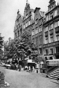 Hus på Brodbankengasse, Danzig, c1922 av Unbekannt