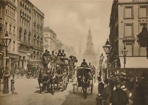 Hur London har förändrats sedan toppers bars av passagerare utanför, c1900, c1935. av Unbekannt