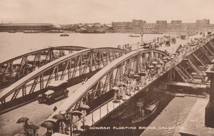 Howrah Floating Bridge, Calcutta, c1905 av Unbekannt