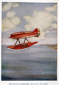 Macchi monoplan sjöflygplan, Schneider Trophy, september 1929 av Unbekannt